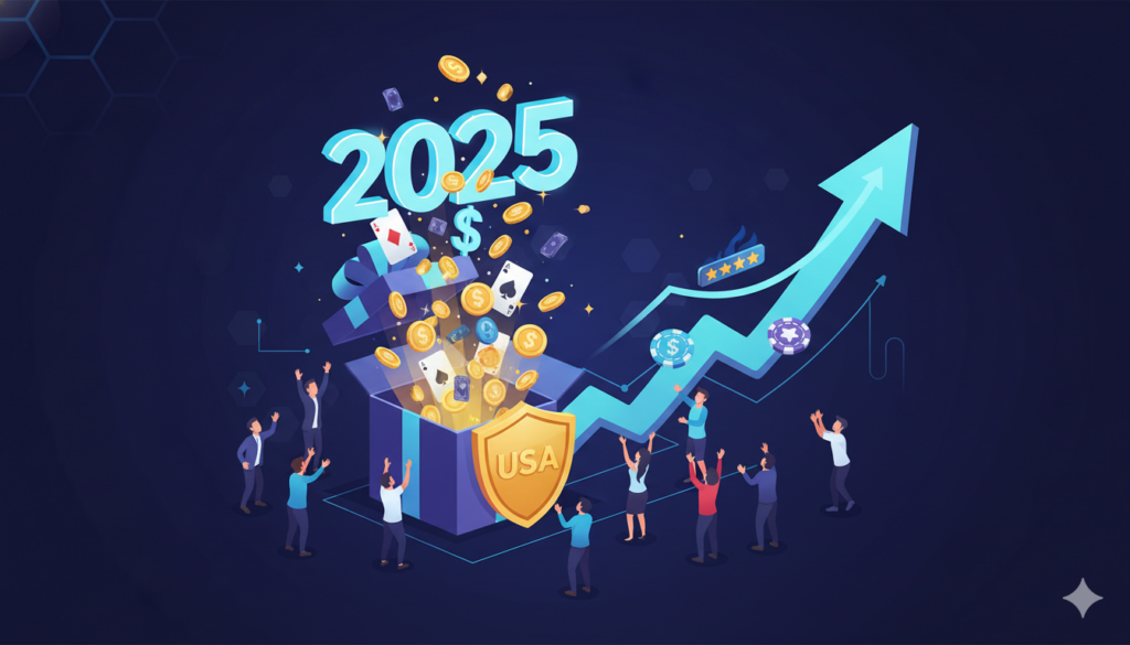 best welcome bonuses USA online casinos